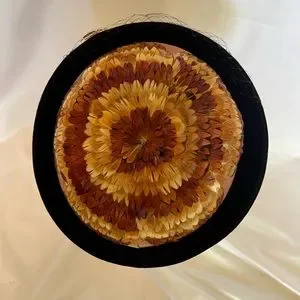Vintage Livingston Brothers Velvet Feathered Bowlers Hat Vintage | Accessories | Vintage Livingston Brothers Velvet  main image 2